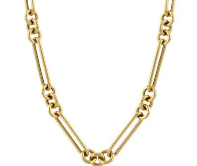 Doves 18k Yellow Gold Paperclip Chain STRETCH-3-18 For Cheap