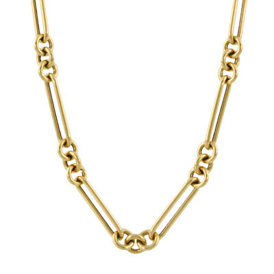 Doves 18k Yellow Gold Paperclip Chain STRETCH-3-18 For Cheap