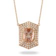 Doves Morganite and Diamond Necklace N8883MG Discount