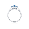 KWIAT Argyle Collection Aquamarine and Diamond Ring R-28115-0-AQUDIA-18KW Online Sale