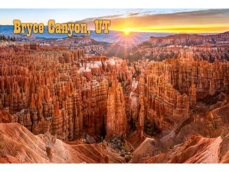 BRYCE CANYON - 3D Magnet for Refrigerator, Whiteboard, Locker Supply