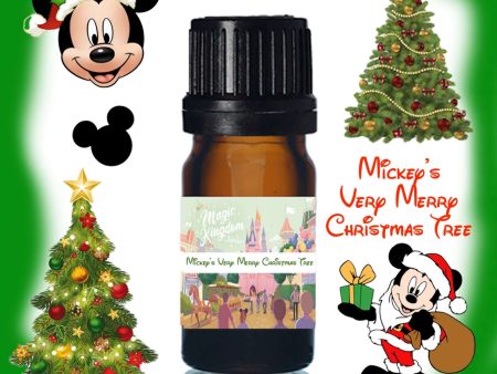 Mickey s Very Merry Christmas Tree Fragrance Oil Dropper Disney Diffuser Oil Online now