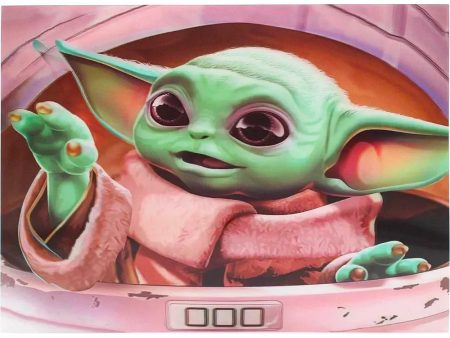 Baby Yoda Star Wars - 3D Lenticular Poster - 12x16 -  NEW Online Sale