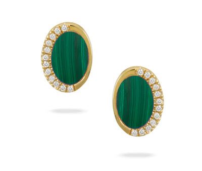 Doves Malachite Earrings E8487MC Online now