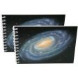 MILKY WAY - Two (2) Notebooks with 3D Lenticular Covers - Unlined Pages - NEW For Cheap