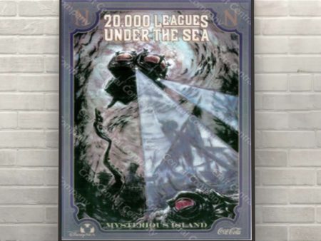 20,000 Leagues Under the Sea Poster Vintage Disney Poster Disney World Poster Disney Sea Poster Tokyo Disney Poster Mysterious Island Poster Cheap