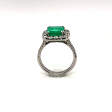 18k Couture Emerald and Diamond Ring Supply