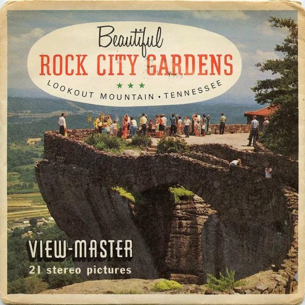 Beautiful Rock City Gardens - Lookout Mountain - View-Master -  3 Reel Packet - 1960s views - vintage - (PKT-A884-S5) Sale