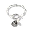 John Hardy Padma Amulet Keyring Bracelet BU900853 For Discount