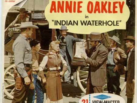 Annie Oakley in Indian Waterhole - View-Master 3 Reel Packet - 1960s - vintage (ECO-B470-S6A) Sale