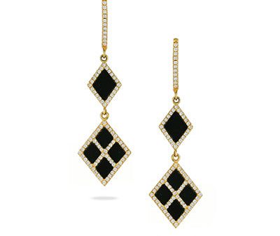 Doves Black Onyx and Diamond Earrings E7953BO Online