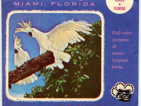 Parrot Jungle - Miami, Florida - View-Master 3 Reel Packet - 1950s views - vintage - (PKT-PAJU-S3) Online now