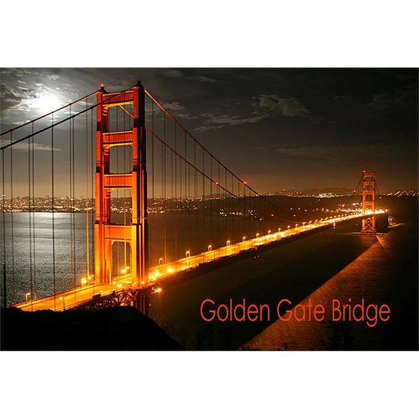 GOLDEN GATE BRIDGE - 2 Image 3D Magnet for Refrigerator, Whiteboard, Locker Online now