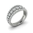 Vlora Adella 14k White Gold and Diamond Ring VR60101 Online now