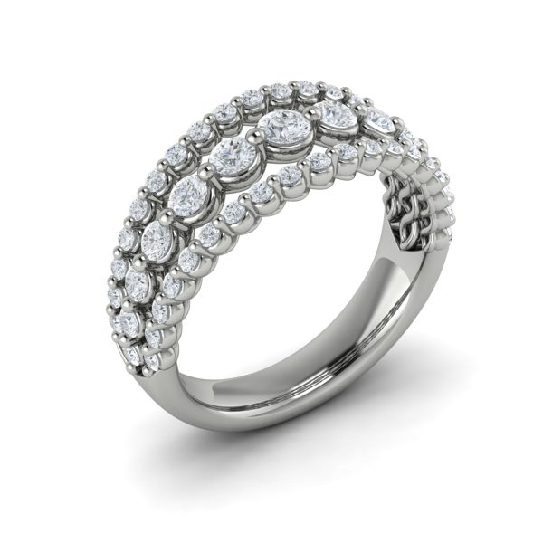 Vlora Adella 14k White Gold and Diamond Ring VR60101 Online now