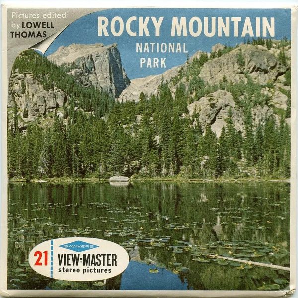 Rocky Mountain - View-Master 3 Reel Packet - 1960s views - vintage - (PKT-A322-S6A) Sale