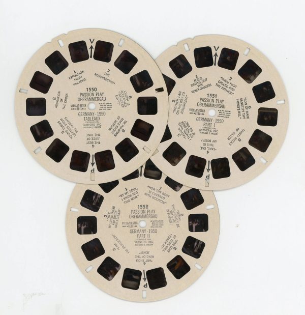 Oberammergau Passion Play - View-Master - Vintage -  3 Reel Packet - 1950s views - (ECO-OBPAPL-S1) Online