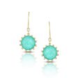 Doves Amazonite and Diamond Earrings Supply