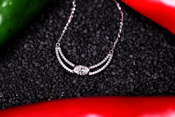 0.71ctw Diamond Fashion Necklace Hot on Sale