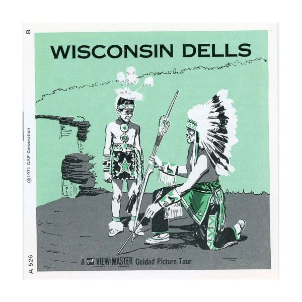 Wisconsin Dells - View-Master 3 Reel Packet - 1970s views - vintage - (PKT-A526-G3C) Online Sale