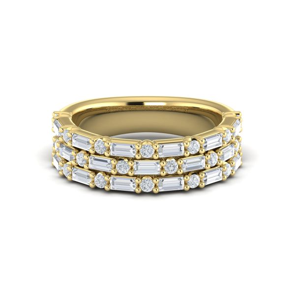 Vlora Karina 14k Yellow Gold and Diamond Band VR60074 Sale