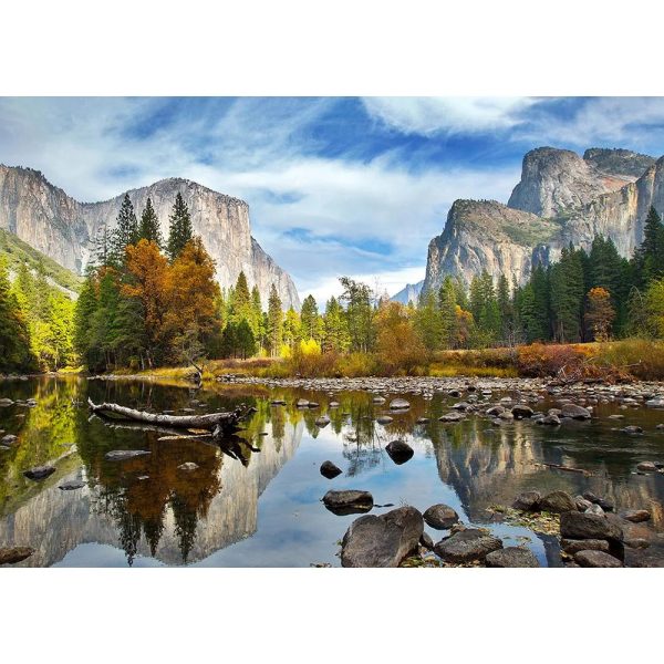 Yosemite Valley seasons - 3D Action Lenticular Postcard Greeting Card - NEW For Cheap