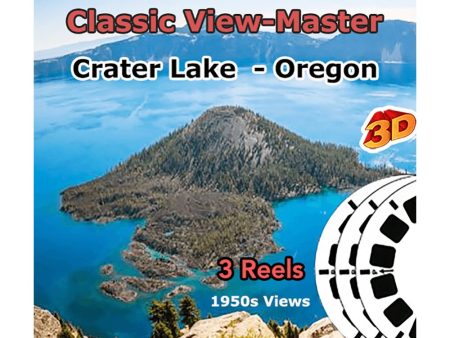 Crater Lake Natl Park Oregon Coast - View-Master 3 Reel Set - 1950s views - vintage - (CREL) Discount