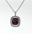 4.22CT Sapphire and Diamond Custom Pendant Online Sale