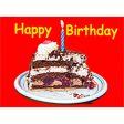 2 Happy Birthday  - 3D Action Lenticular Postcard Greeting Cards- NEW For Cheap