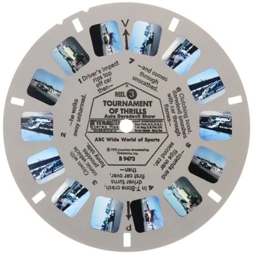 Tournament of Thrills - View-Master 3 Reel Packet - 1970s - (PKT-B947-G1Am) Online now