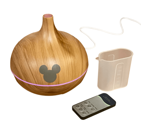 Disney Oil Diffuser Engraved with Mickey Mouse 500 ML Light Wood Disney Fragrance Diffuser Supply