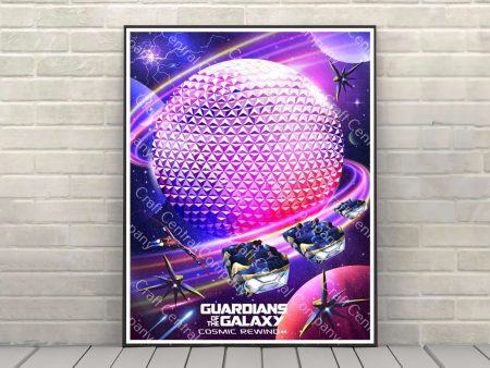 Guardians of the Galaxy Cosmic Rewind Poster Epcot poster Disney Attraction Poster Disney World Posters Disney Wall Art For Cheap