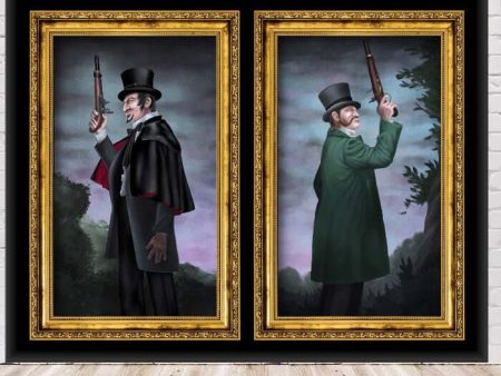 Haunted Mansion Dueling Ghosts Poster Vintage Disney Attraction Posters Discount