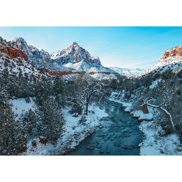 Zion Canyon and The Watchman - 3D Action Lenticular Postcard Greeting Card - NEW Fashion