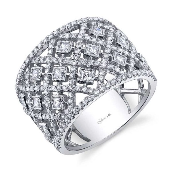 Sylvie GLAMOROUS DIAMOND RING FR576 Discount