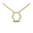 Vlora Serafina 14k Yellow Gold and Diamond Necklace VP60322 Hot on Sale