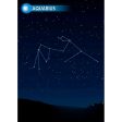 AQUARIUS - Zodiac Sign - 3D Action Lenticular Postcard Greeting Card - NEW Online now