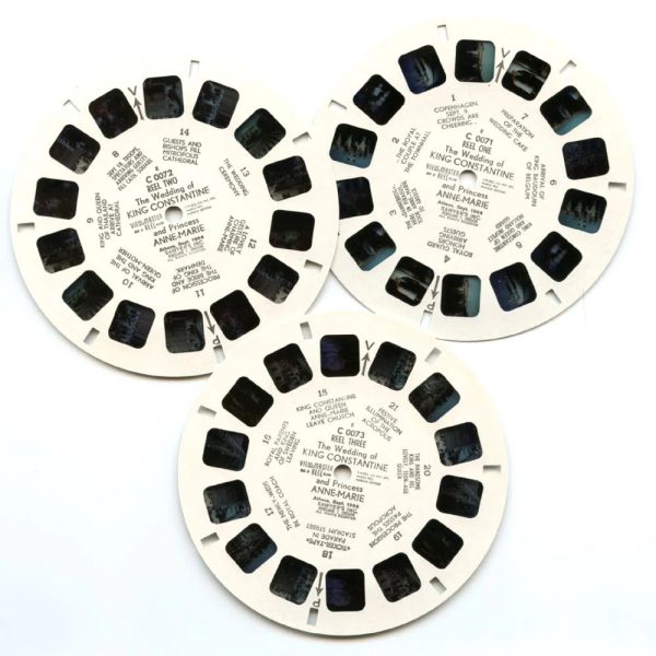 Wedding of King Constantine and Anne-Marie - View-Master - Vintage - 3 Reel Packet - 1960s views (ECO-C007E-S6) For Cheap