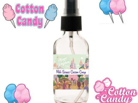 Main Street Cotton Candy Fragrance 2oz & 4oz Spray Bottle Room Spray Body Spray Disney Fragrance Summer Scent Magic Kingdom scents Disney spray Online Sale