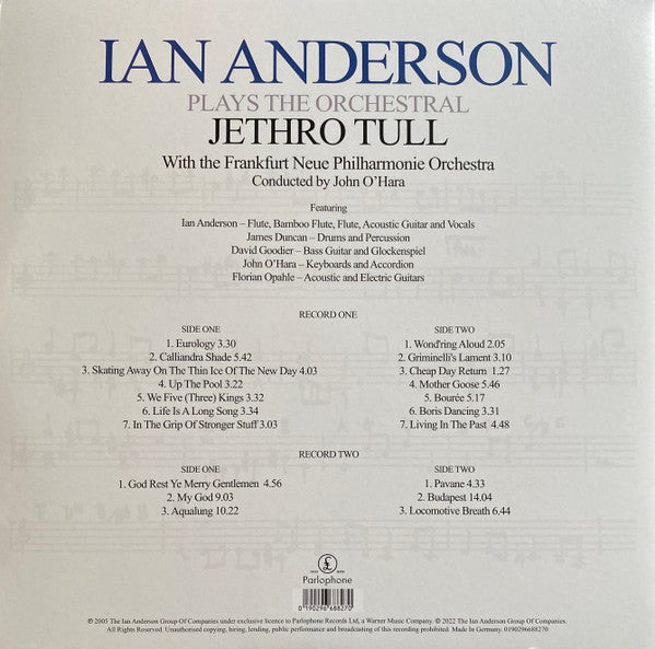 Ian Anderson - Plays The Orchestral Jethro Tull (Sealed) (Used LP) For Sale